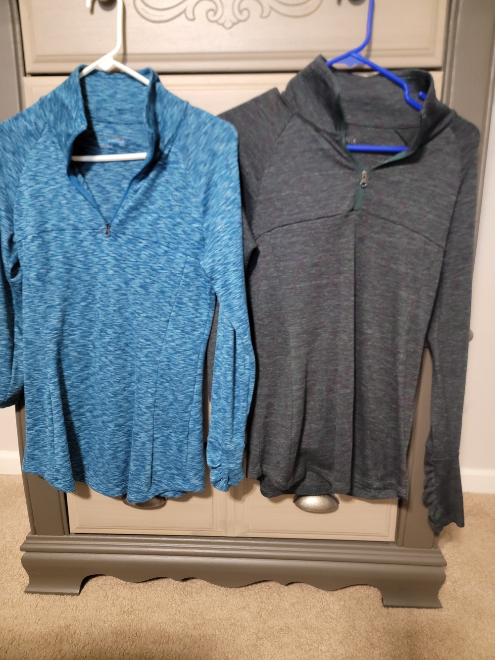 Women's 1/4 zip Columbia long sleeve shirts